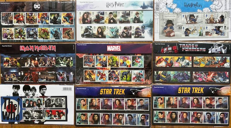 We buy all Packs, Mini Sheets And Commemorative Stamps