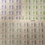 Low Value Barcoded Stamps, 5p 50p