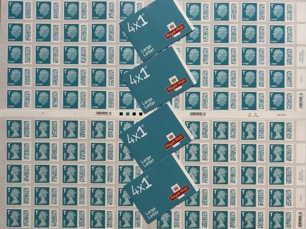 We buy all 1st class large letter postage stamps